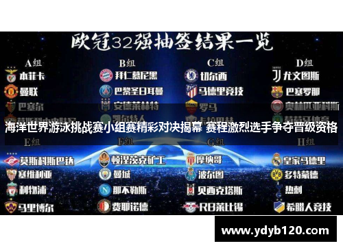 海洋世界游泳挑战赛小组赛精彩对决揭幕 赛程激烈选手争夺晋级资格